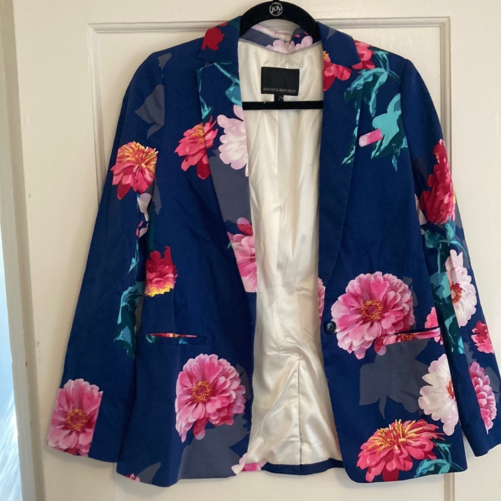 Banana Republic Floral Blazer